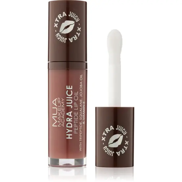 MUA Makeup Academy MUA Makeup Academy Hydra Juice Peptide Lip Oil масло от нар цвят Mocha Muse 7 мл.