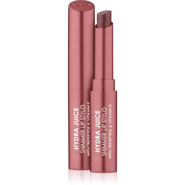 MUA Makeup Academy MUA Makeup Academy Hydra Juice Peptide Shimmer Lip Stylo блестящо червило с подхранващ ефект цвят Cherry Kiss 1.5 гр.