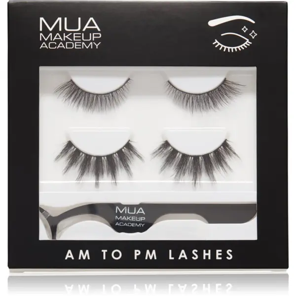 MUA Makeup Academy MUA Makeup Academy Lashes Am To Pm изкуствени мигли 2 чифт