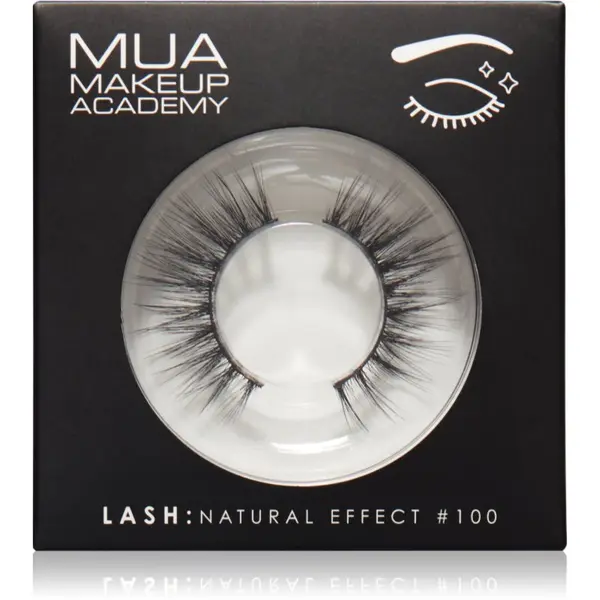 MUA Makeup Academy MUA Makeup Academy Lashes Natural Effect изкуствени мигли тип #100 1 чифт