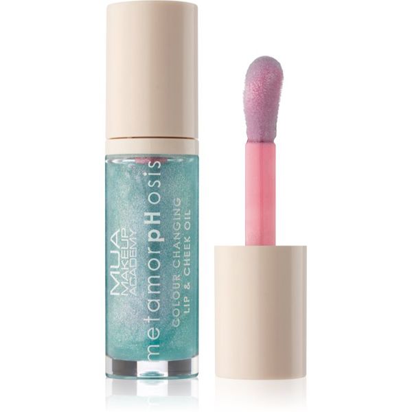 MUA Makeup Academy MUA Makeup Academy Metamorphosis маслен гланц за устни за устни и скули аромати Mermaid (Raspberry) 7 мл.
