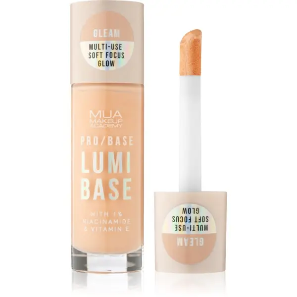 MUA Makeup Academy MUA Makeup Academy PRO/BASE Lumi Base озаряваща основа под фон дьо тен цвят Gleam (Cool) 33 мл.