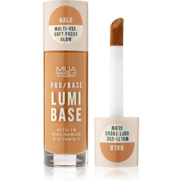 MUA Makeup Academy MUA Makeup Academy PRO/BASE Lumi Base озаряваща основа под фон дьо тен цвят Halo (Neutral) 33 мл.