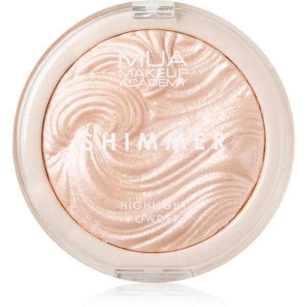 MUA Makeup Academy MUA Makeup Academy Shimmer компактна озаряваща пудра цвят Pink Shimmer 8 гр.