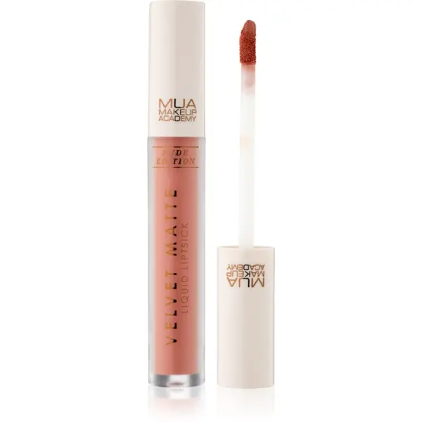 MUA Makeup Academy MUA Makeup Academy Velvet Matte Nude Edition матиращо течно червило цвят Classic 3 мл.