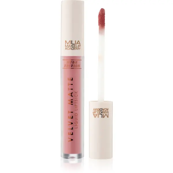 MUA Makeup Academy MUA Makeup Academy Velvet Matte Nude Edition матиращо течно червило цвят Soul 3 мл.