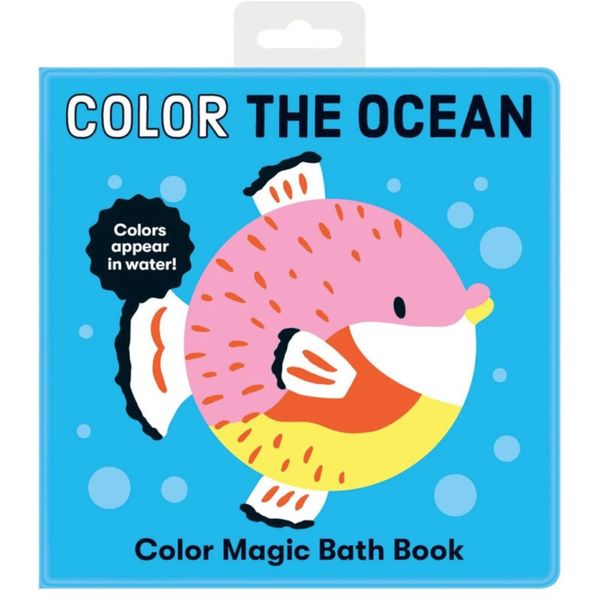 Mudpuppy Mudpuppy Color Magic Bath Book Color The Ocean книжка за вода 0+ y 1 бр.
