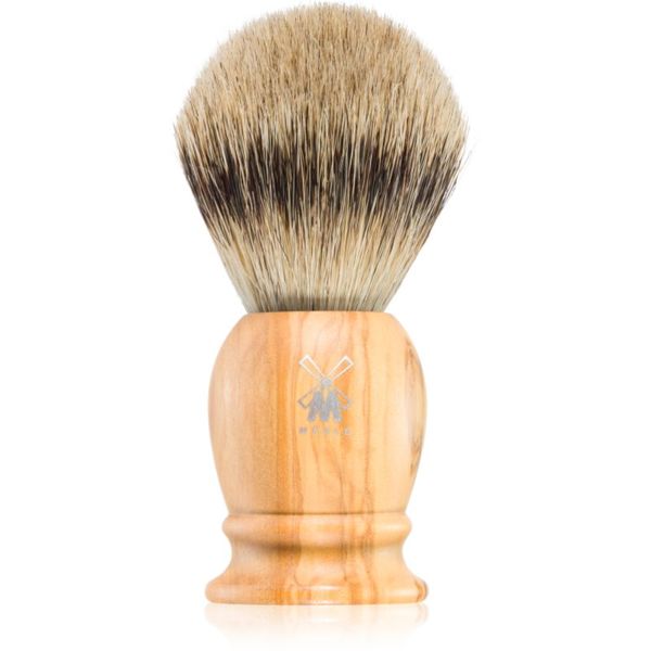 Mühle Mühle CLASSIC Silvertip Badger Olive Wood четка за бръснене с косми от язовец 1 бр.