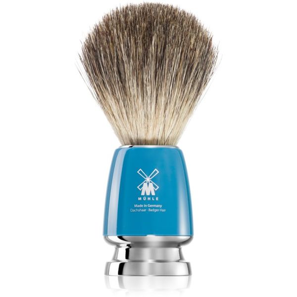 Mühle Mühle RYTMO Pure Badger четка за бръснене с косми от язовец Blue Resin 1 бр.