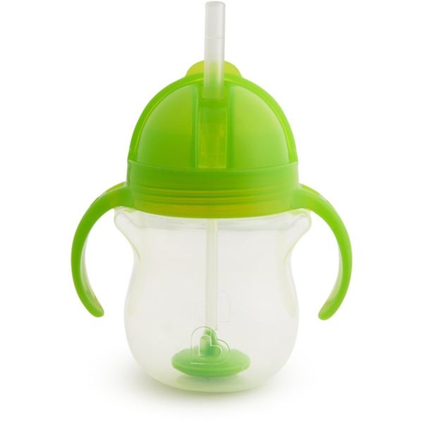 Munchkin Munchkin Click Lock™ Tip & Sip чаша със сламка Green 6 m+ 207 мл.