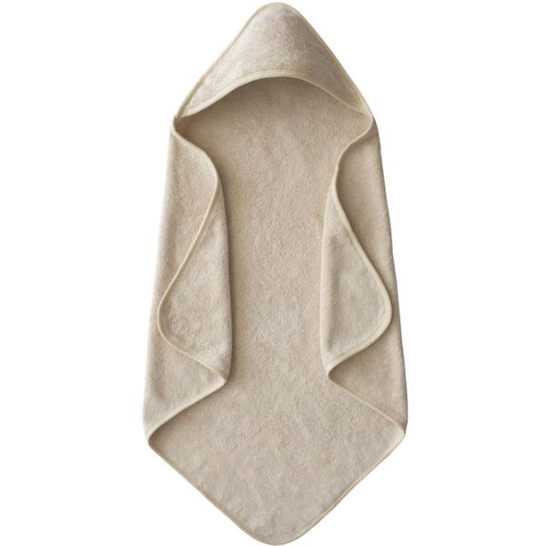 Mushie Mushie Baby Hooded Towel хавлия с качулка Fog 1 бр.