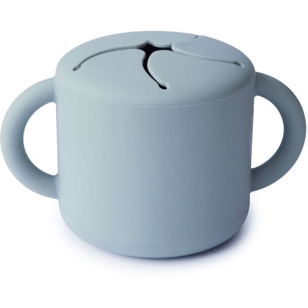 Mushie Mushie Baby Snack Cup чаша за закуска Powder Blue 1 бр.