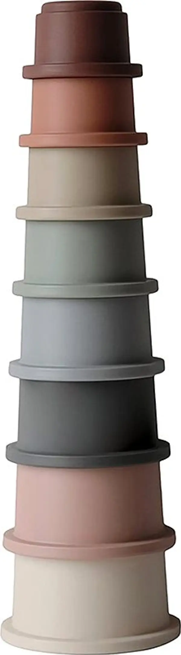 Mushie Mushie Stacking Cups Toy играчка 3 в 1 Original 8 бр.