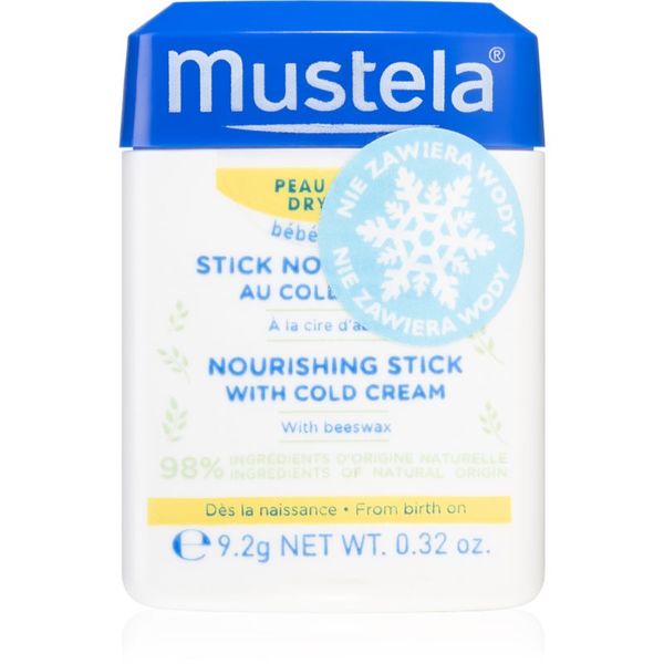 Mustela Mustela Bébé Hydra Stick защитен хидратиращ стик за деца от раждането им 9.2 гр.