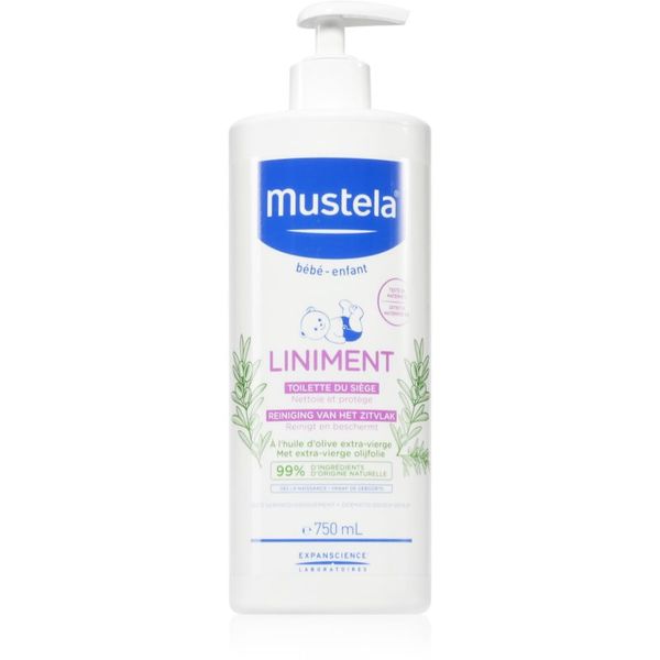 Mustela Mustela Bébé Liniment почистващо мляко за деца от раждането им 750 мл.