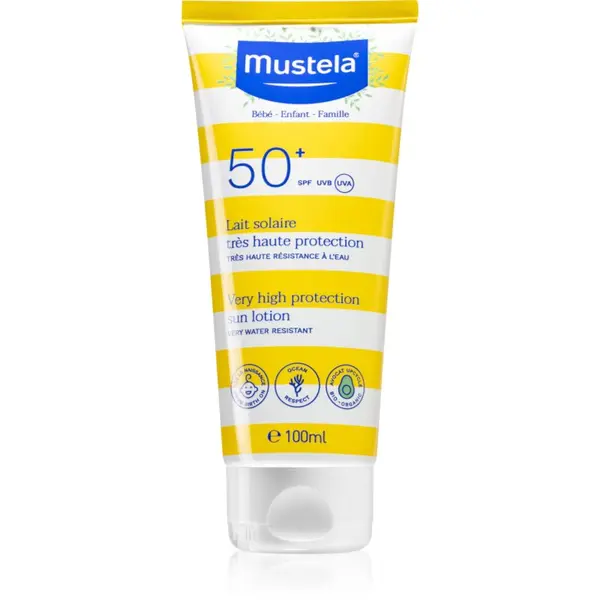 Mustela Mustela Family SPF 50+ крем за тен за деца SPF 50+ 100 мл.