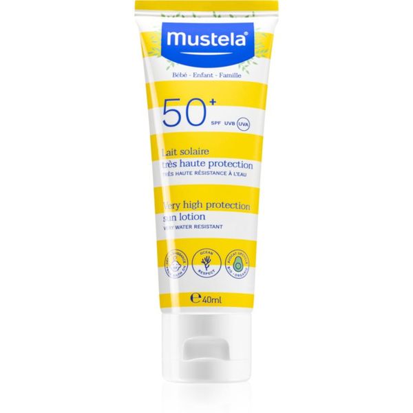 Mustela Mustela Family SPF 50+ крем за тен за деца SPF 50+ 40 мл.
