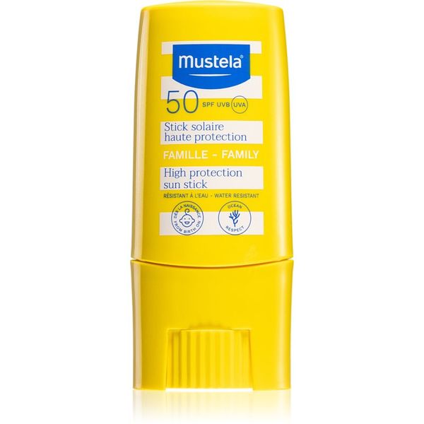 Mustela Mustela Sun High Protection Sun Stick тичинка за тен SPF 50 9 мл.