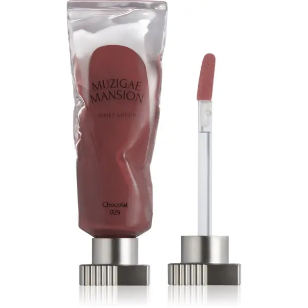 MUZIGAE MANSION MUZIGAE MANSION Objet Liquid дълготрайно течно червило с матиращ ефект цвят 029 Chocolat 6 мл.