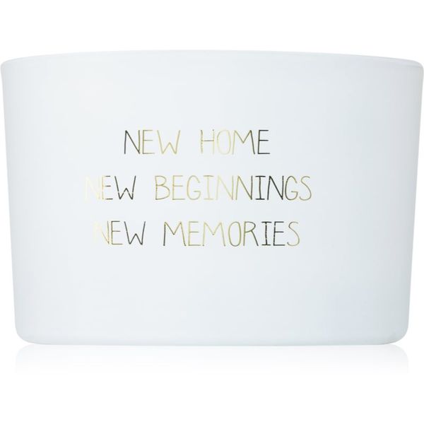 My Flame My Flame Fresh Cotton New Home, New Beginnings, New Memories ароматна свещ 13x8 см
