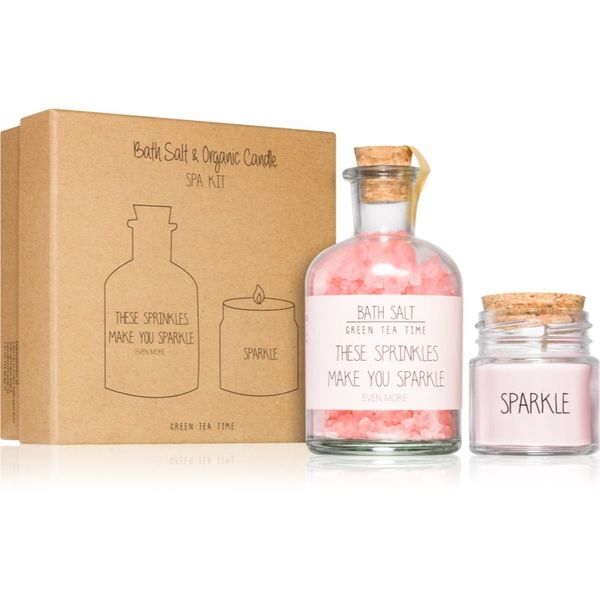 My Flame My Flame Green Tea Time These Sprinkles Make You Sparkle подаръчен комплект