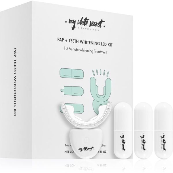 My White Secret My White Secret PAP+ Teeth Whitening LED Kit комплект за избелване на зъби