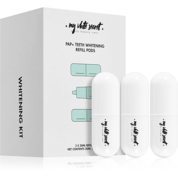 My White Secret My White Secret PAP+ Teeth Whitening Refill Pods избелващ активиращ гел пълнител 3x10 мл.