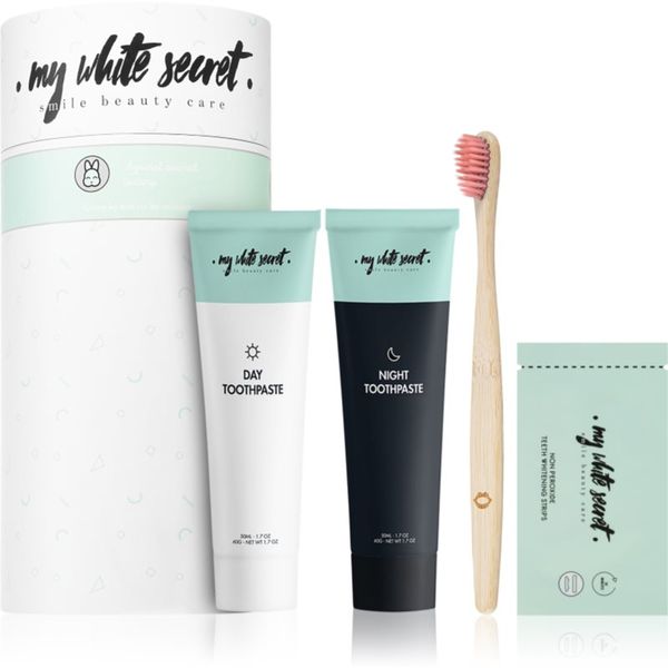 My White Secret My White Secret Smile Beauty Care Gift Pack Комплект за дентална грижа (за блестяща усмивка)