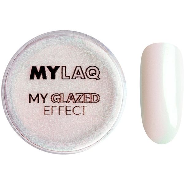 MYLAQ MYLAQ My Glazed Effect блестящ прашец за нокти 1 гр.