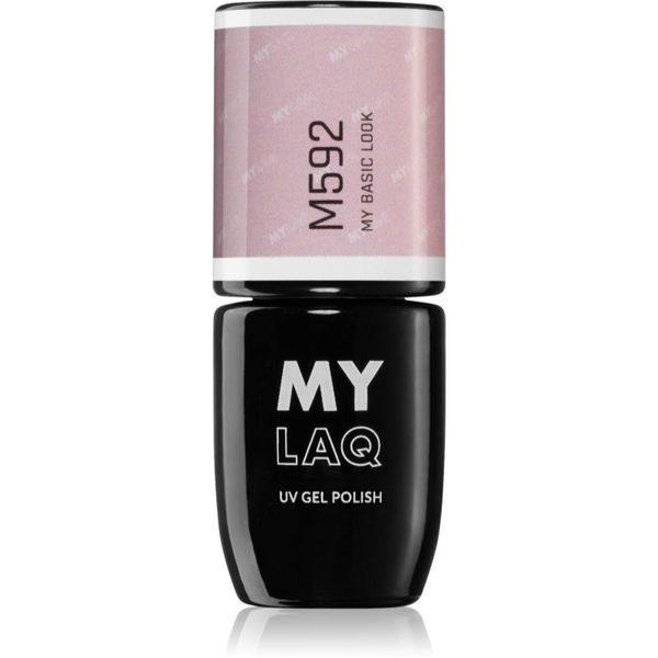 MYLAQ MYLAQ UV Gel Polish гел лак за нокти цвят My Basic Look 5 мл.