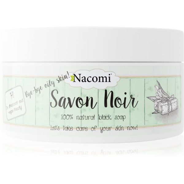Nacomi Nacomi Bye-Bye oily skin! черен сапун за лице и тяло 120 гр.