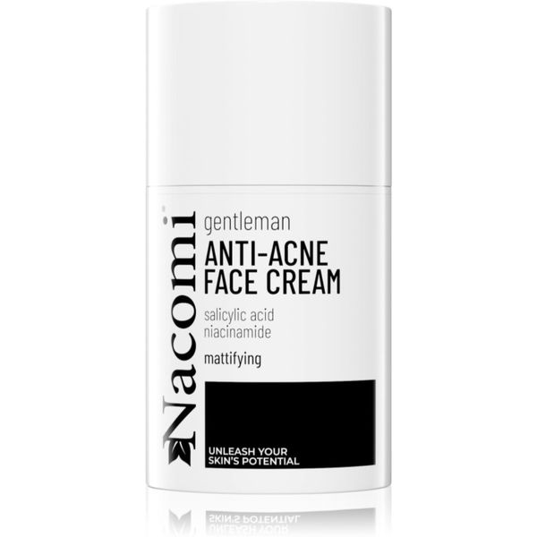 Nacomi Nacomi Gentleman хидратиращ матиращ крем за кожа с акне за мъже 50 мл.