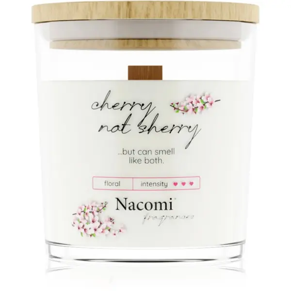 Nacomi Nacomi Soy Candle Home Fragrances ароматна свещ с дървен фитил 140 гр.