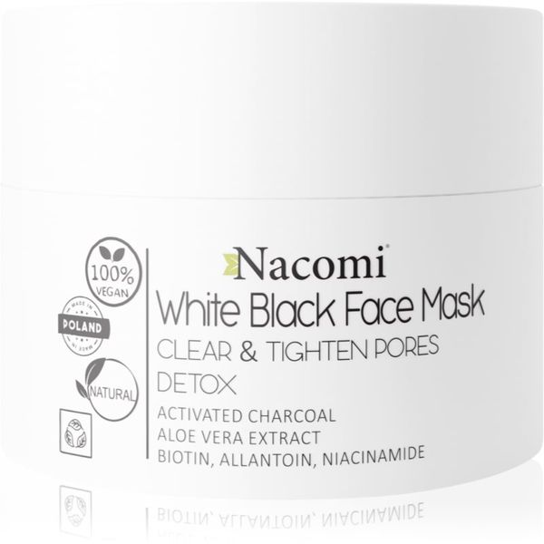 Nacomi Nacomi White & Black почистваща маска за лице 50 мл.