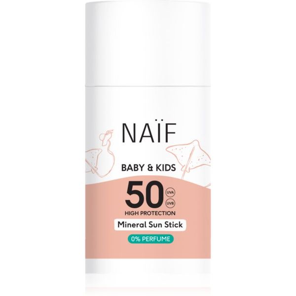 Naif Naif Baby & Kids Mineral Sun Stick тичинка за тен SPF 50 36 гр.