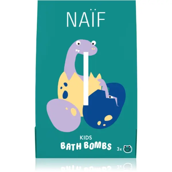 Naif Naif Kids Bath Bombs бомбичка за вана за деца 3x40 гр.