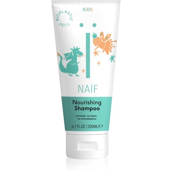 Naif Naif Kids Nourishing Shampoo детски шампоан за по-лесно разресване на косата за деца  200 мл.