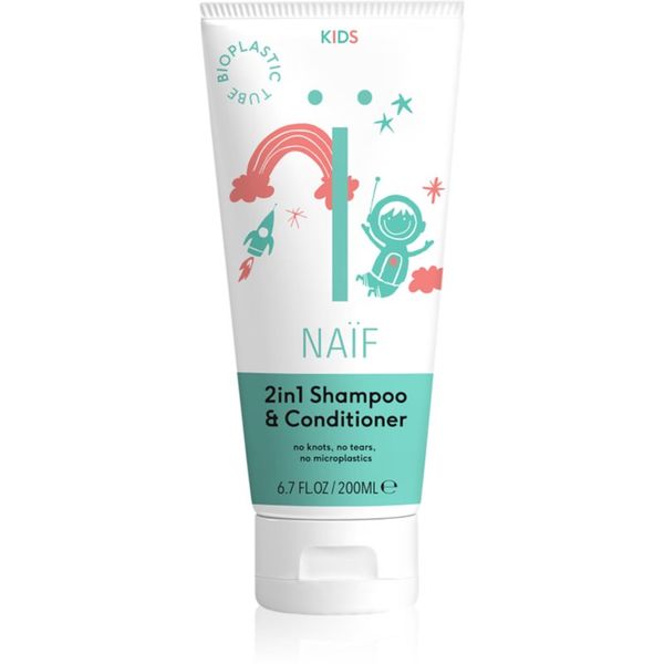 Naif Naif Kids Shampoo & Conditioner шампоан и балсам 2 в1 за деца 200 мл.