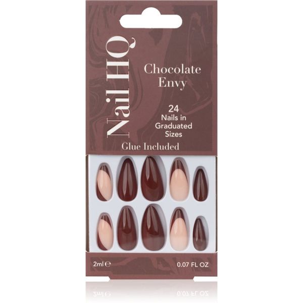 Nail HQ Nail HQ Almond Изкуствени нокти Chocolate Envy 24 бр.