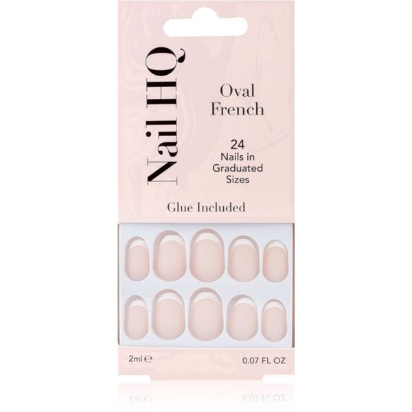 Nail HQ Nail HQ Oval French Изкуствени нокти 24 бр.