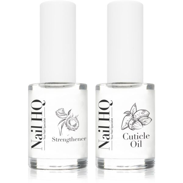 Nail HQ Nail HQ Strengthener & Cuticle Oil Duo комплект (за нокти и кожичките около ноктите)