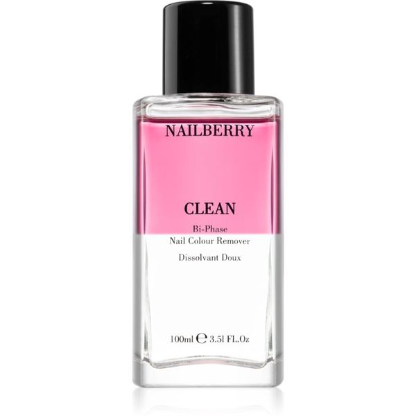 NAILBERRY NAILBERRY Clean Bi-Phase Nail Colour Remover лакочистител със стягащ ефект 100 мл.