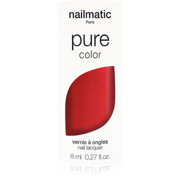 Nailmatic Nailmatic Pure Color лак за нокти AMOUR-Rouge Nacré / Red Shimmer 8 мл.