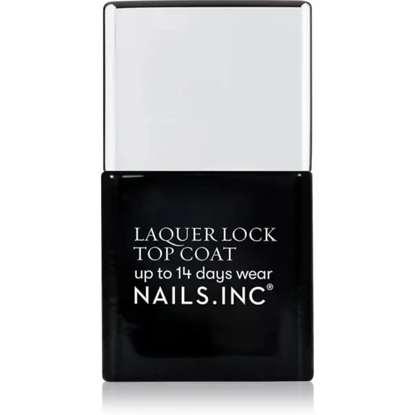 Nails Inc. Nails Inc. 45 Second Lacquer Lock горен лак за нокти 14 мл.