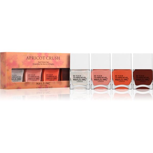 Nails Inc. Nails Inc. Apricot Crush комплект лак за нокти