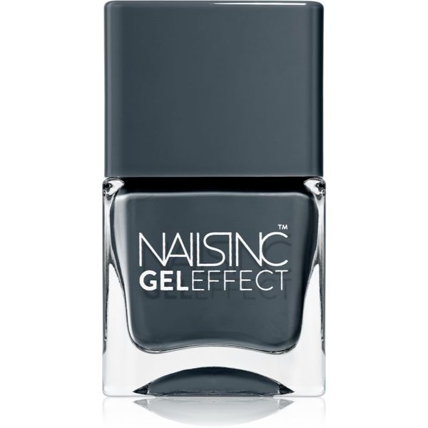 Nails Inc. Nails Inc. Gel Effect лак за нокти с гел ефект цвят Gloucester Crescent 14 мл.