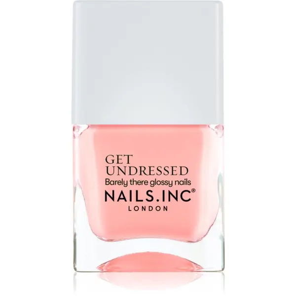 Nails Inc. Nails Inc. Get Undressed подхранващ лак за нокти цвят Always Undressed 14 мл.