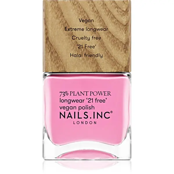 Nails Inc. Nails Inc. Plant Power дълготраен лак за нокти цвят Detox On Repeat 14 мл.