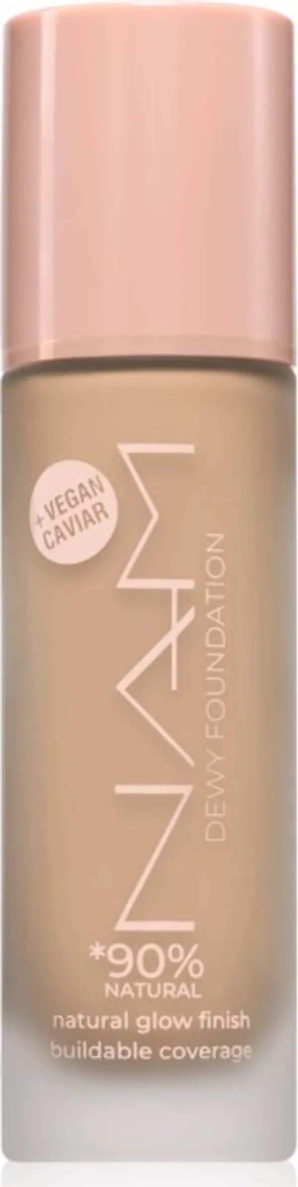 NAM NAM Dewy дълготраен течен фон дьо тен с хиалуронова киселина цвят 05 Warm Beige 30 мл.