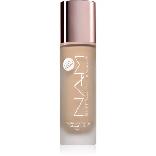 NAM NAM Smart Flawless дълготраен матиращ фон дьо тен цвят 7 Warm Beige 30 мл.